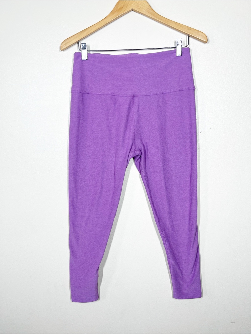 Beyond Yoga Spacedye Caught In The Midi High Waisted Leggings Purple Size XL